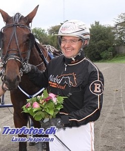 Ken Ecce var på æresrunde tre gange i aftes på Falster