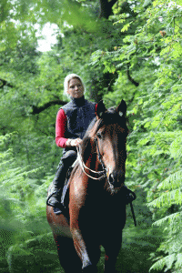 Pinocchio HJ med sin træner Sofia Arnsson. Foto