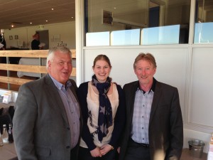 De nye bestyrelsesmedlemmer i Fyens Væddeløbsbane A/S . Ole Thorkdahl, Monica Fentz og Jan Nielsen