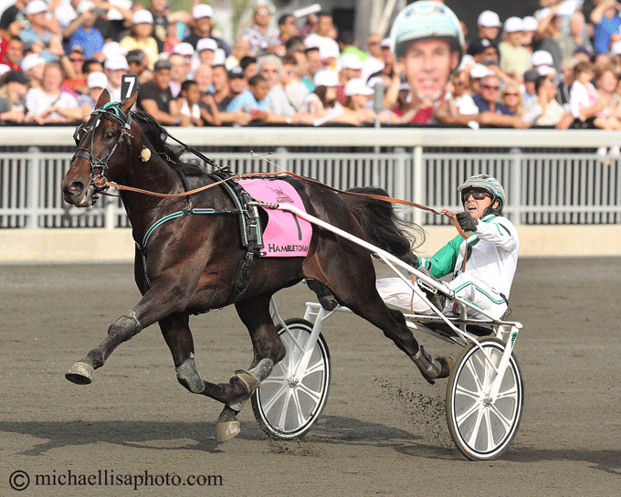 Trixton med Jimmy Takter vinder sikkert Hambletonian Stake 2014